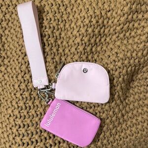 lululemon athletica pouch set